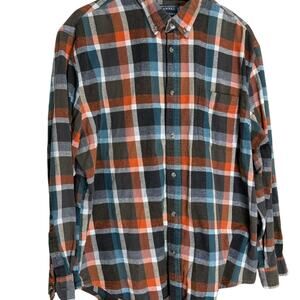 Men's CG Classics - Authentic Workwear - Long Sleeve Button Up Flannel Shirt -XL